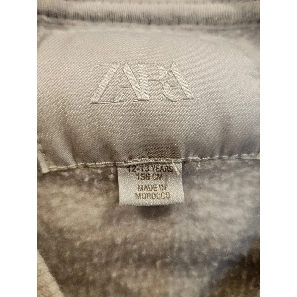 Zara Kids Hello Kitty and Friends Sanrio Varsity Bomber Jacket Cream 12-13Y